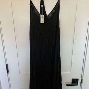 NWT Hollister Black Racerback Maxi - Size Medium